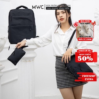 Ba Lô Thời Trang Nam Nữ MWC Balo Vải Chống Nước Đựng Laptop Đồ Dùng Cá Nhân Siêu Tiện Ích BALO- 1028