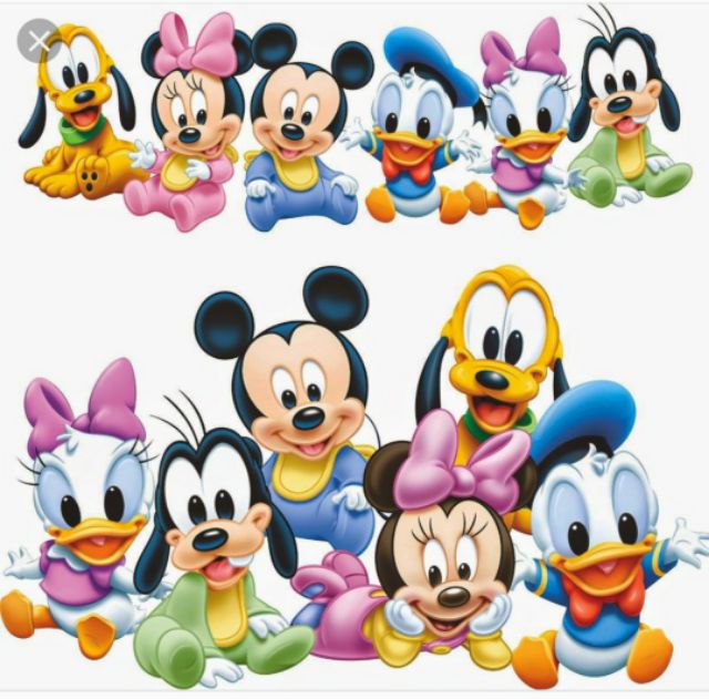 Trọn bộ gấu bông chuột mickey và các bạn trong film Mickey mouse clup house, hàng chính hãng Disney💕💕💕