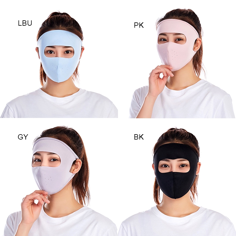 [Hàng mới về] Khẩu trang vải lụa mỏng thông thoáng chống nắng tiện lợi