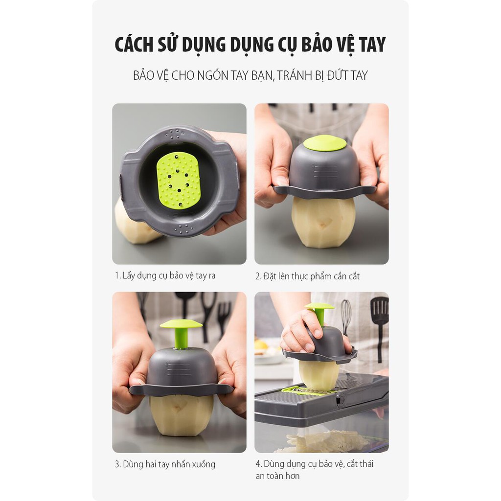 BỘ DỤNG CỤ CẮT THÁI RAU CỦ ĐA NĂNG European Chef - Home and Garden