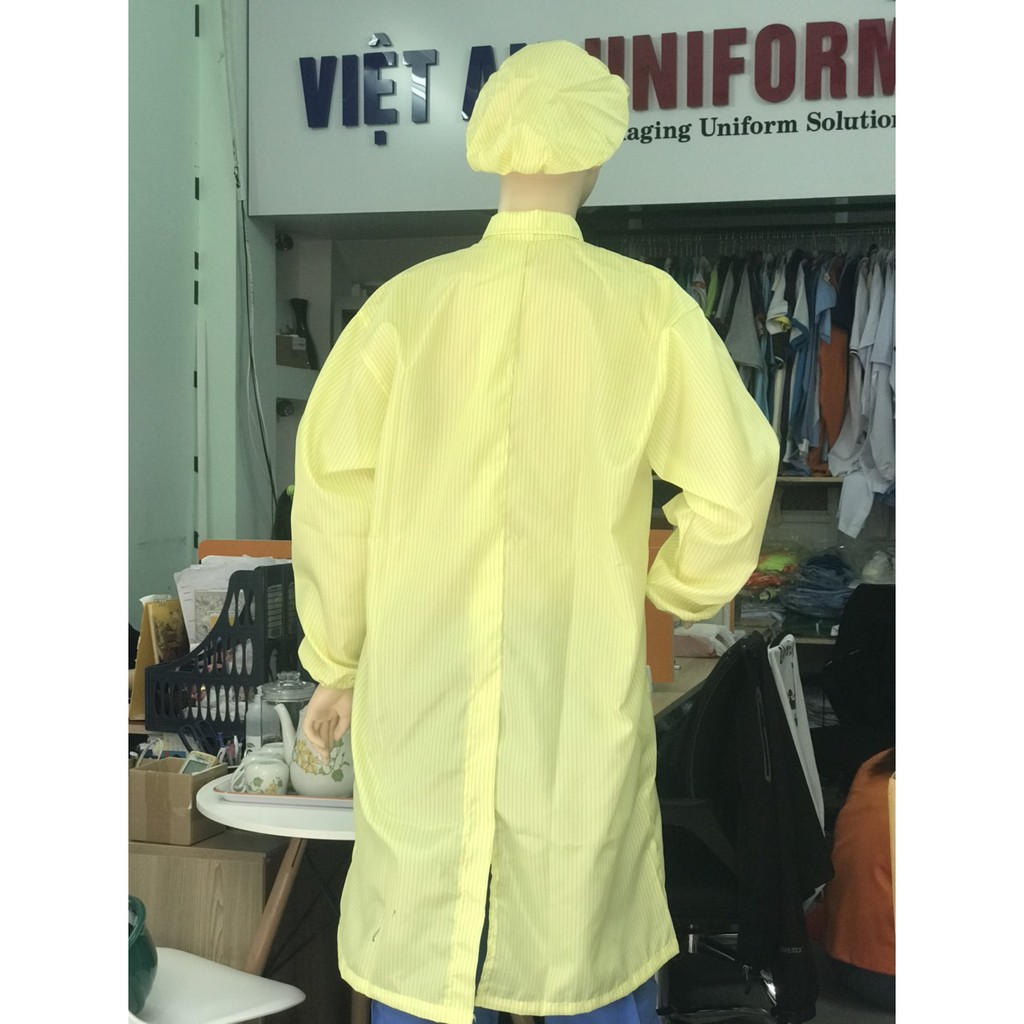 Áo Blouse Phòng sạch chống tĩnh điện tay dài - hàng đẹp,