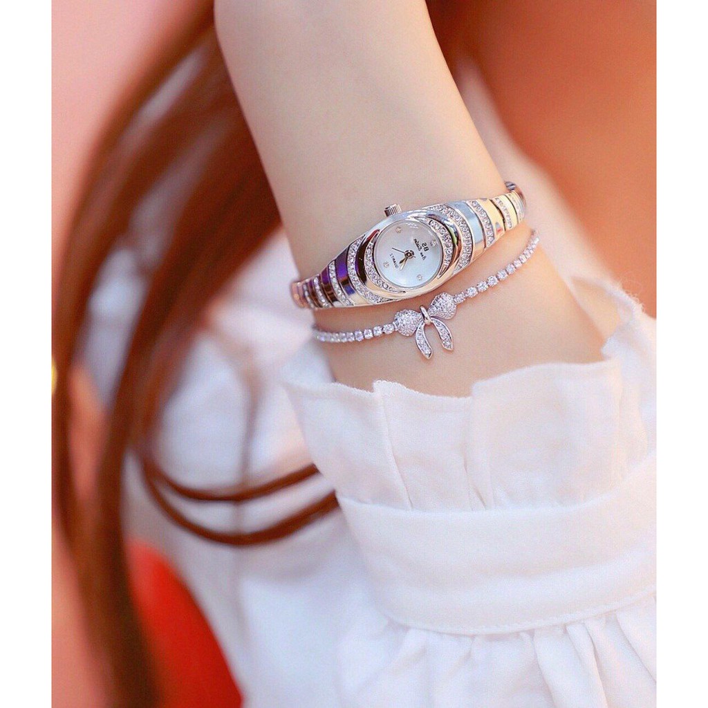 Đồng Hồ Nữ BS Bee Sister Mini MS160 Mặt Nhỏ Xinh Dây Thép Cao Cấp | BigBuy360 - bigbuy360.vn