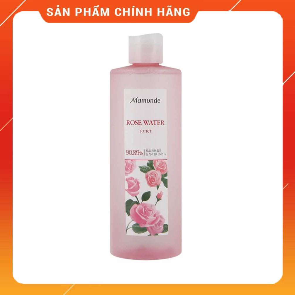 [CHÍNH HÃNG] Nước Hoa Hồng Cung Cấp Độ Ẩm Mamonde Rose Water Toner 500ml | BigBuy360 - bigbuy360.vn