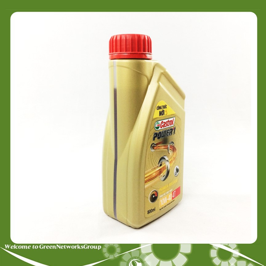 Dầu nhớt Castrol Power1 4T 10W-40 800ml Greennetworks