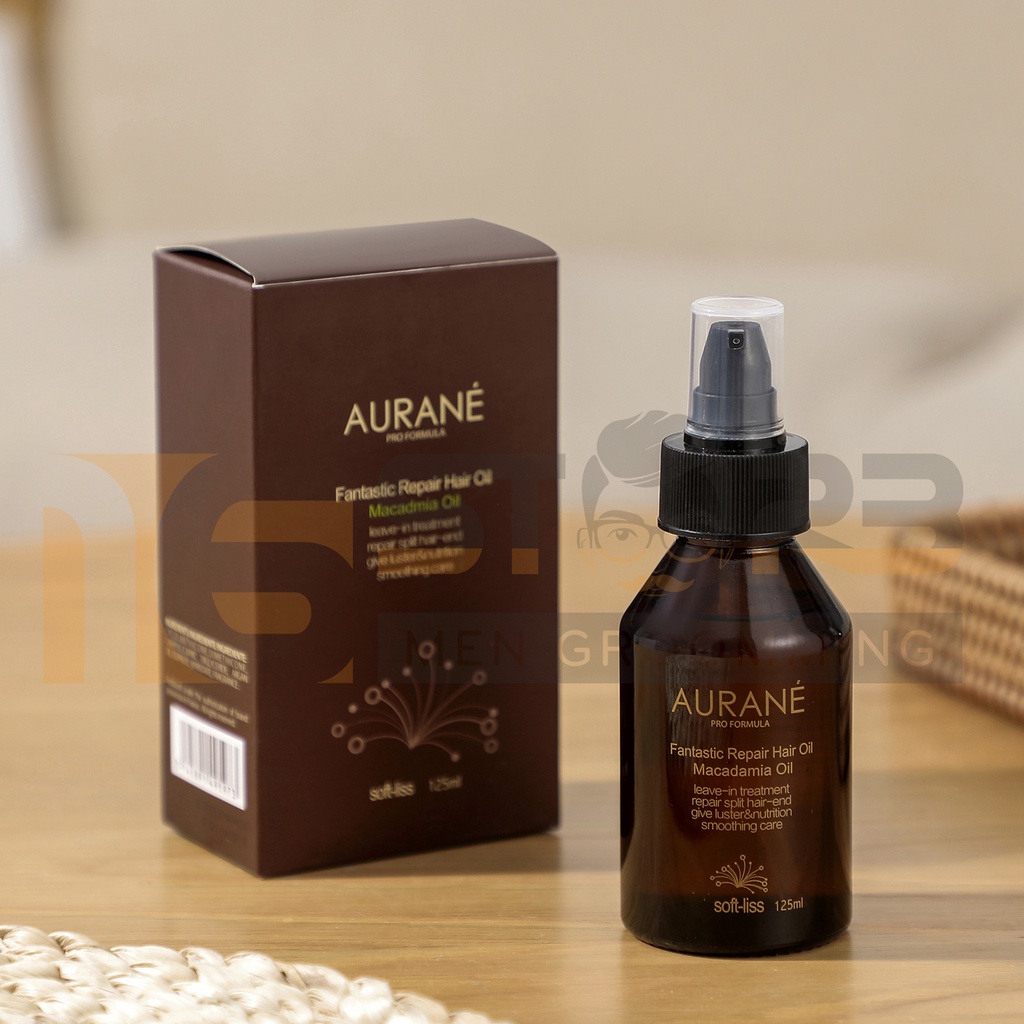 Tinh dầu dưỡng tóc Aurane Softliss 125ml Hỗ Trợ Tái Tạo Cho Mái Tóc Bóng Mượt