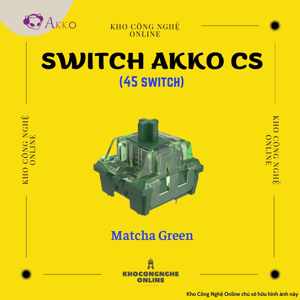 Công tắc bàn phím Switch AKKO CS dùng cho bàn phím cơ - (1 hộp 45 switch)