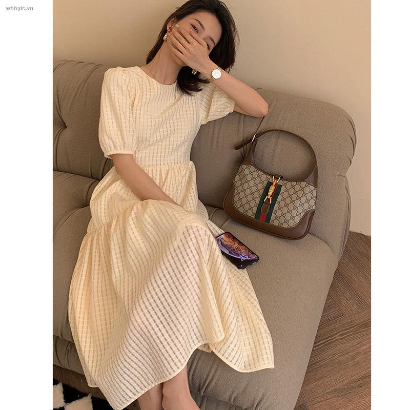 Đầm chữ A ngắn tay màu quả đào thời trang mùa hè ngọt ngào thanh lịch 2021 cho nữ | BigBuy360 - bigbuy360.vn