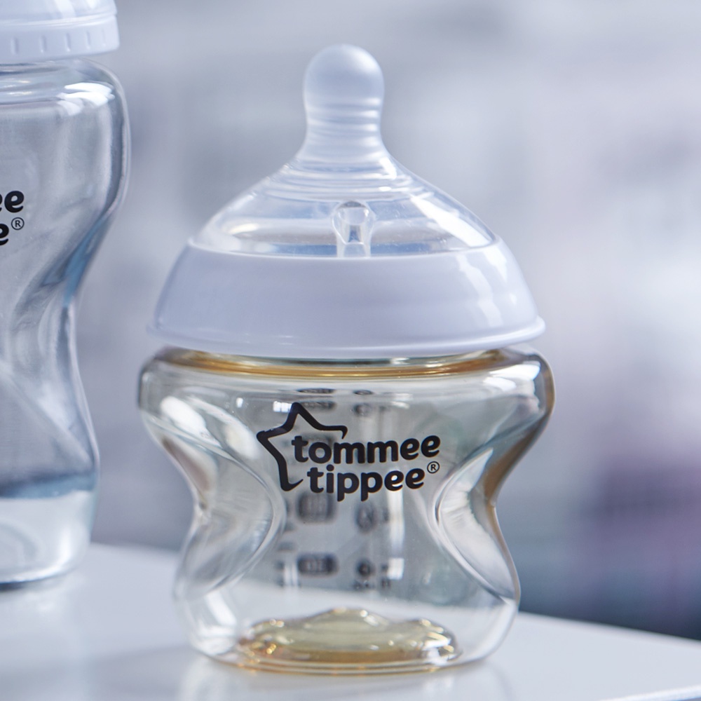 Combo 2 Bình sữa PPSU ty siêu mềm tự nhiên Tommee Tippee Closer to Nature 150ml & 260ml