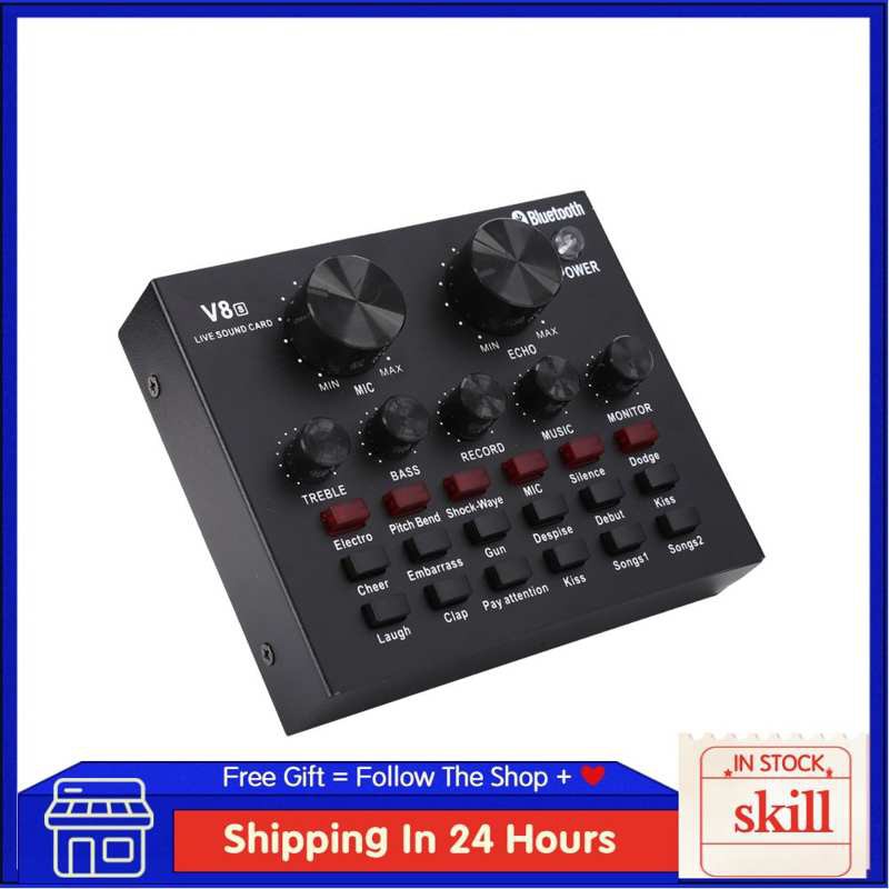 Thiết Bị Ghi Âm V8S Live Âm Thanh Hay Và Phụ Kiện