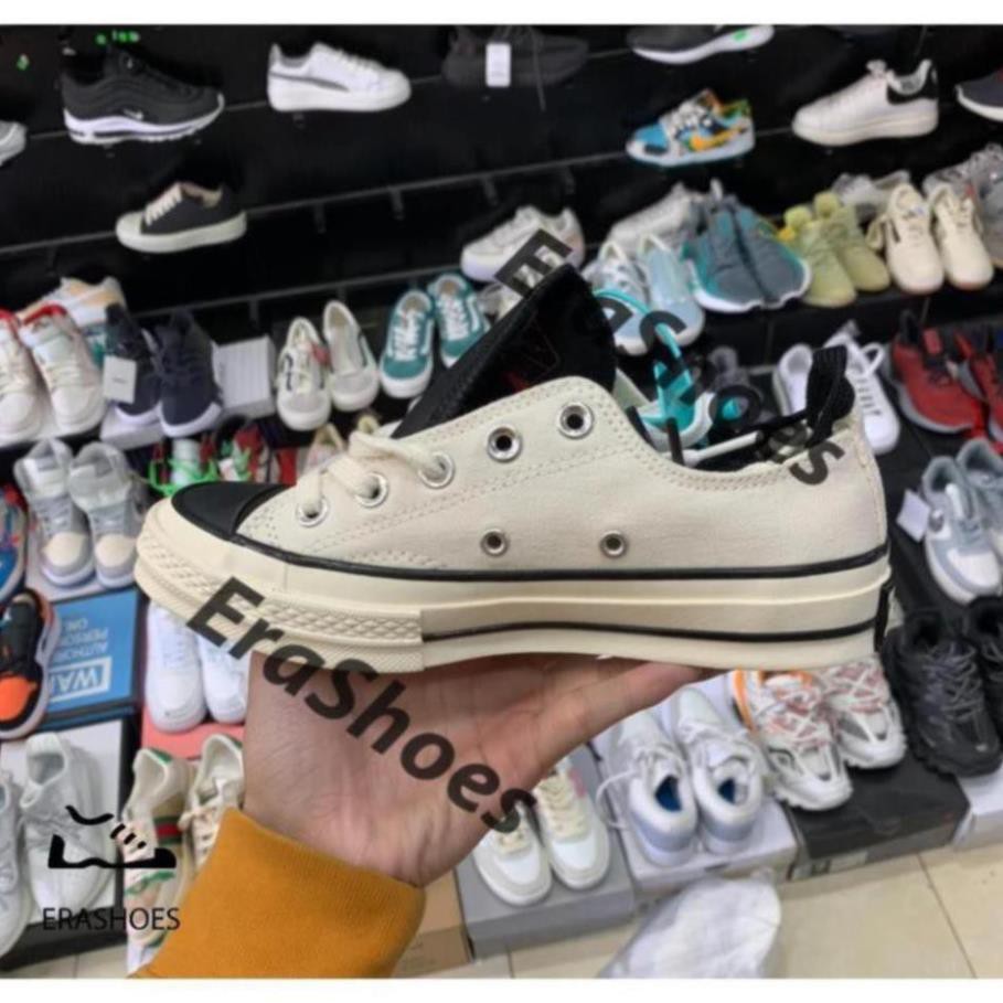 [EraShoes] Giày convers fog Đen/Trắng Bản SlÊU CẤP (Ảnh chụp tại Shop) Tặng túi cv