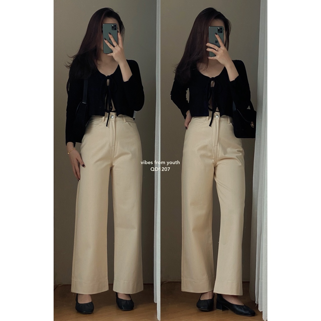 QUẦN KAKI ỐNG SUÔNG_QD1207