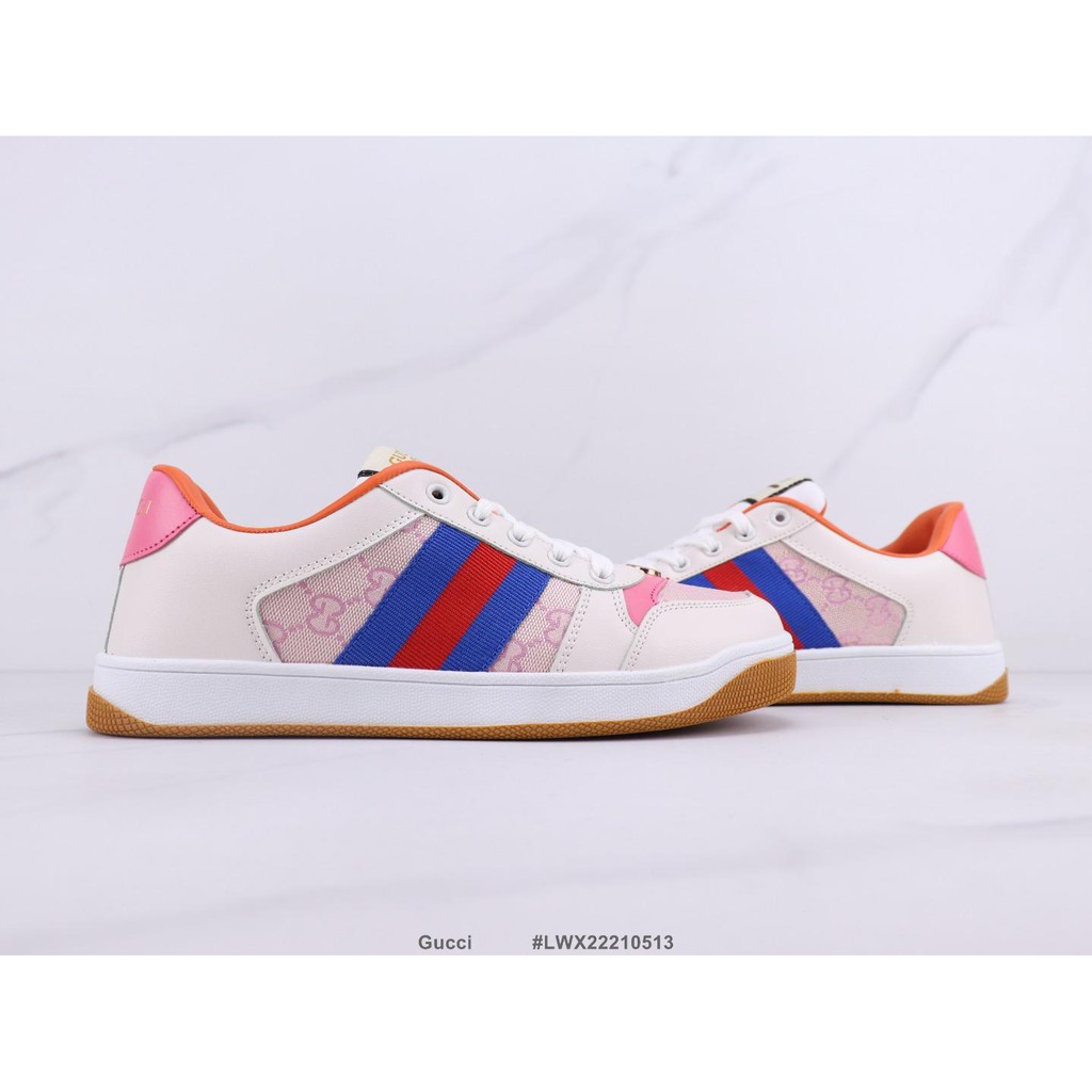 Gucci low-top casual sneakers, cowhide material Size:35-40 Women's Girl Sports Running Shoes Sneakers