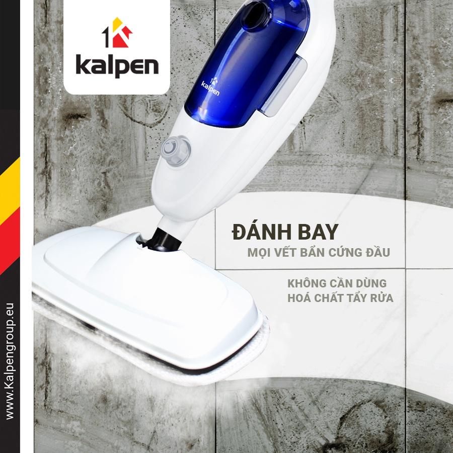 Cây Lau Nhà Hơi Nước Nóng Siêu Nhiệt Kalpen SMK-3960, Hàng Chính Hãng, Bảo Hành 24 Tháng