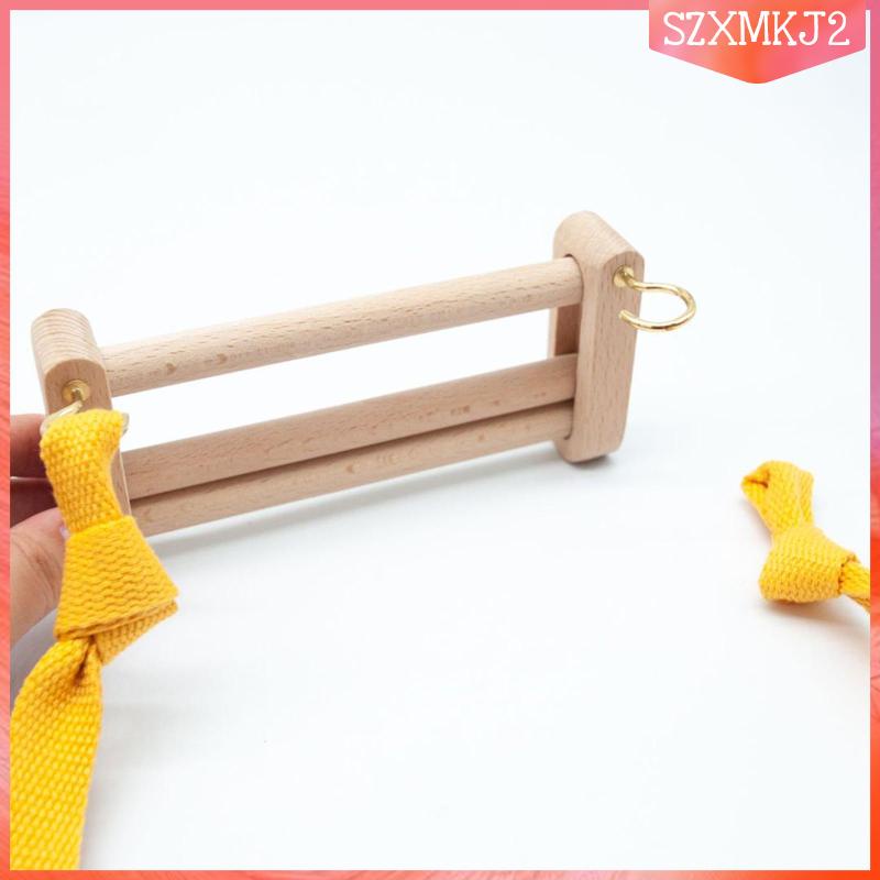 Giá Đỡ Dệt [szxmkj2] Dụng Cụ Đan Len Cho Trẻ Em Mới Bắt Đầu