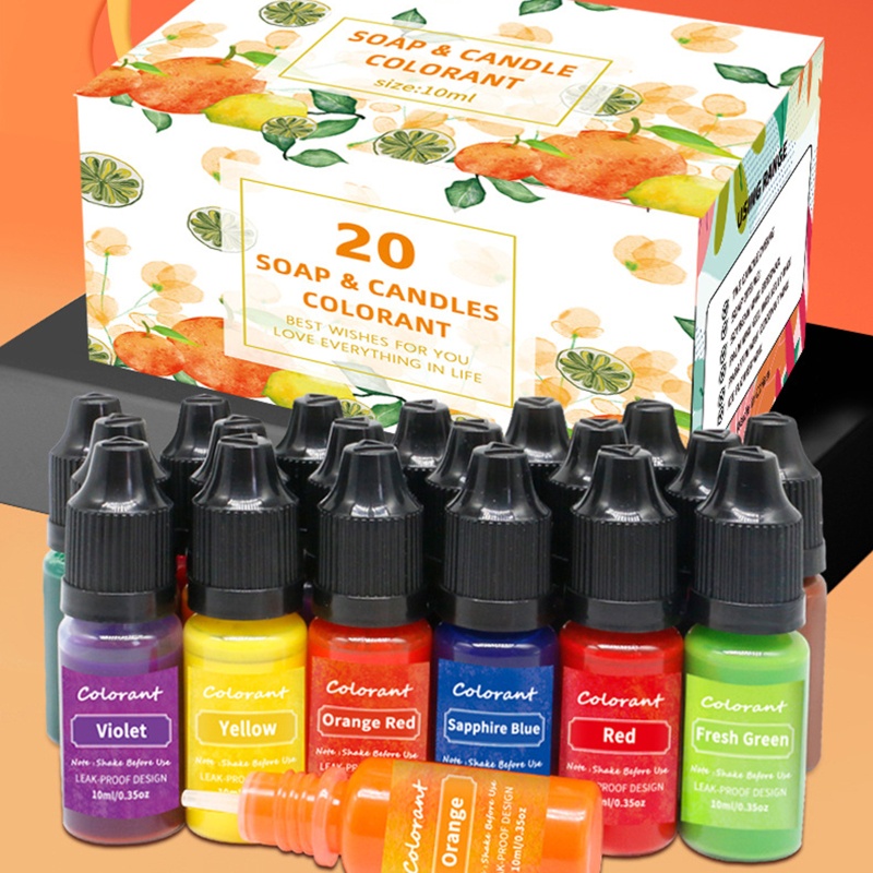 Xà Phòng Tắm Nhuộm Da An Toàn 20 Màu Sắc Tùy Chọn