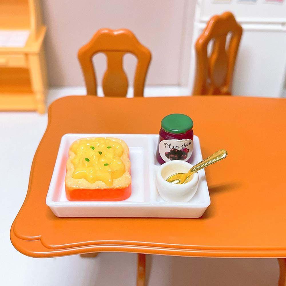 CLEOES Mô Hình Bữa Ăn Sáng Mini Cho Nhà Búp Bê
