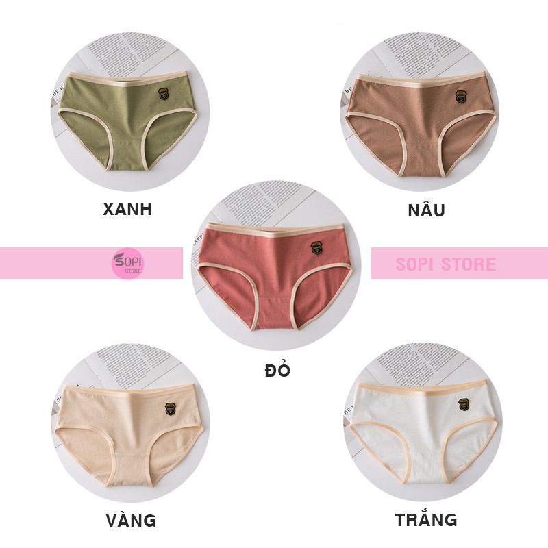 Quần lót nữ cotton cao cấp TWY Happy Girl xuất Nhật, quần chip nữ kháng khuẩn QLH3 - Sopi Store | BigBuy360 - bigbuy360.vn