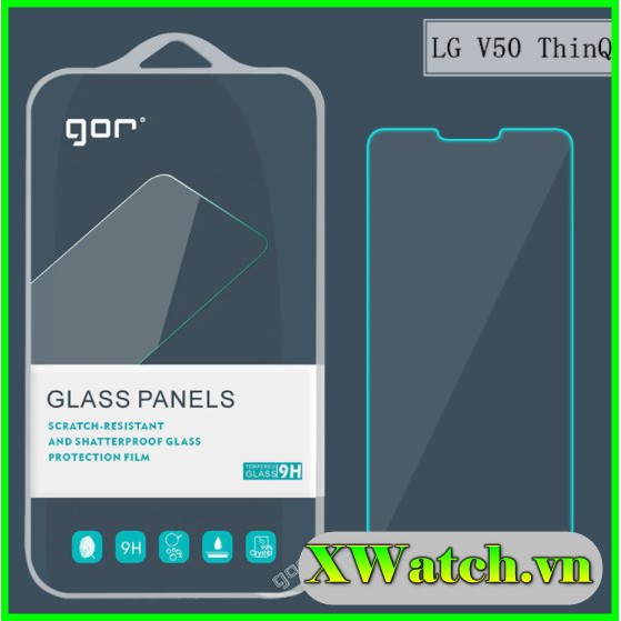 Bộ 2 Kính Cường lực Gor LG G6 / G7 / G8 / V30 / V40 / V50 / V50S / G8X / V60 trong suốt