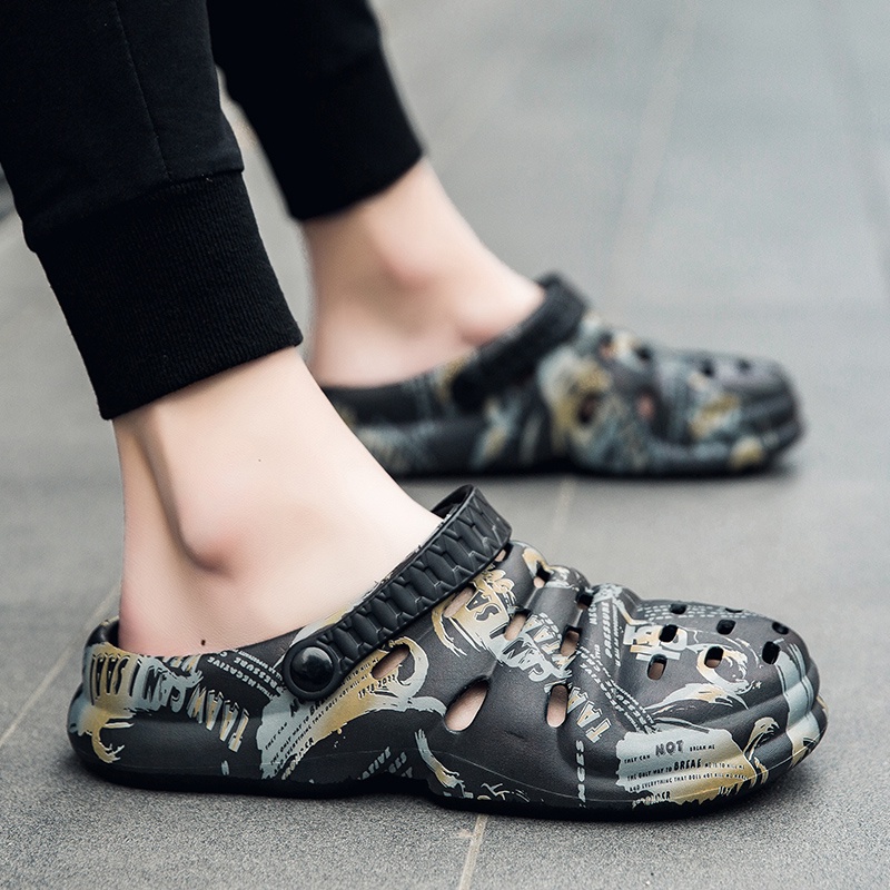 Giày Sandal Đế Mềm Siêu Nhẹ Chống Trượt Thời Trang Đi Biển Mùa Hè Cho Nam Mã 2212-6