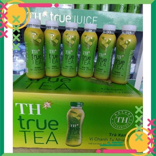 Lốc 6 chai nước trà xanh TH True Tea (6 chai x 350ml)