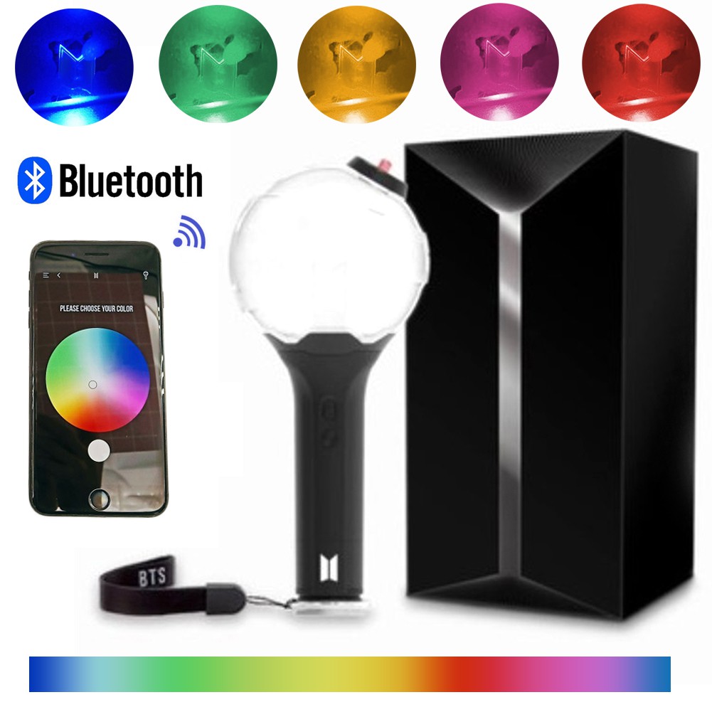 Gậy ánh sáng BTS hỗ trợ Bluetooth 2019 chất lượng cao