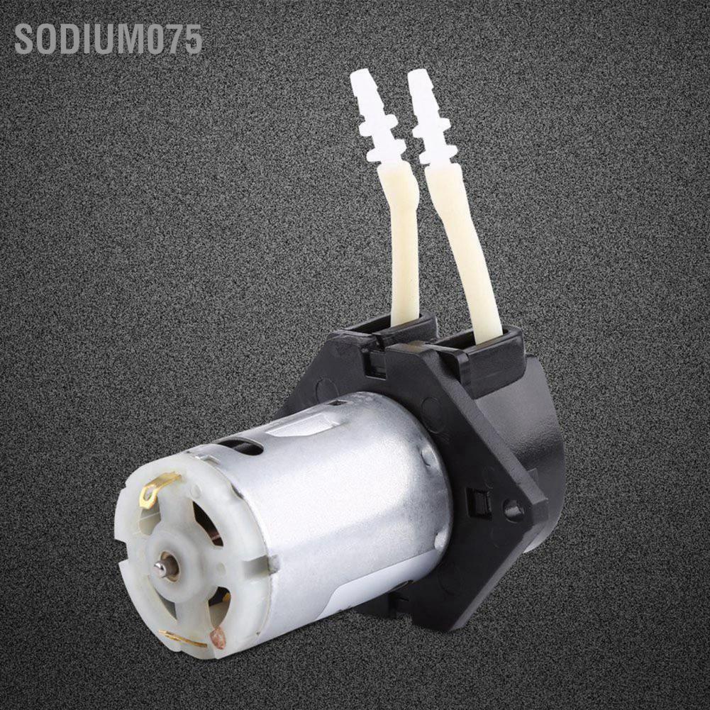 Sodium075 Dosing Pump 12V DC Peristaltic Liquid Hose Head for Aquarium Lab
