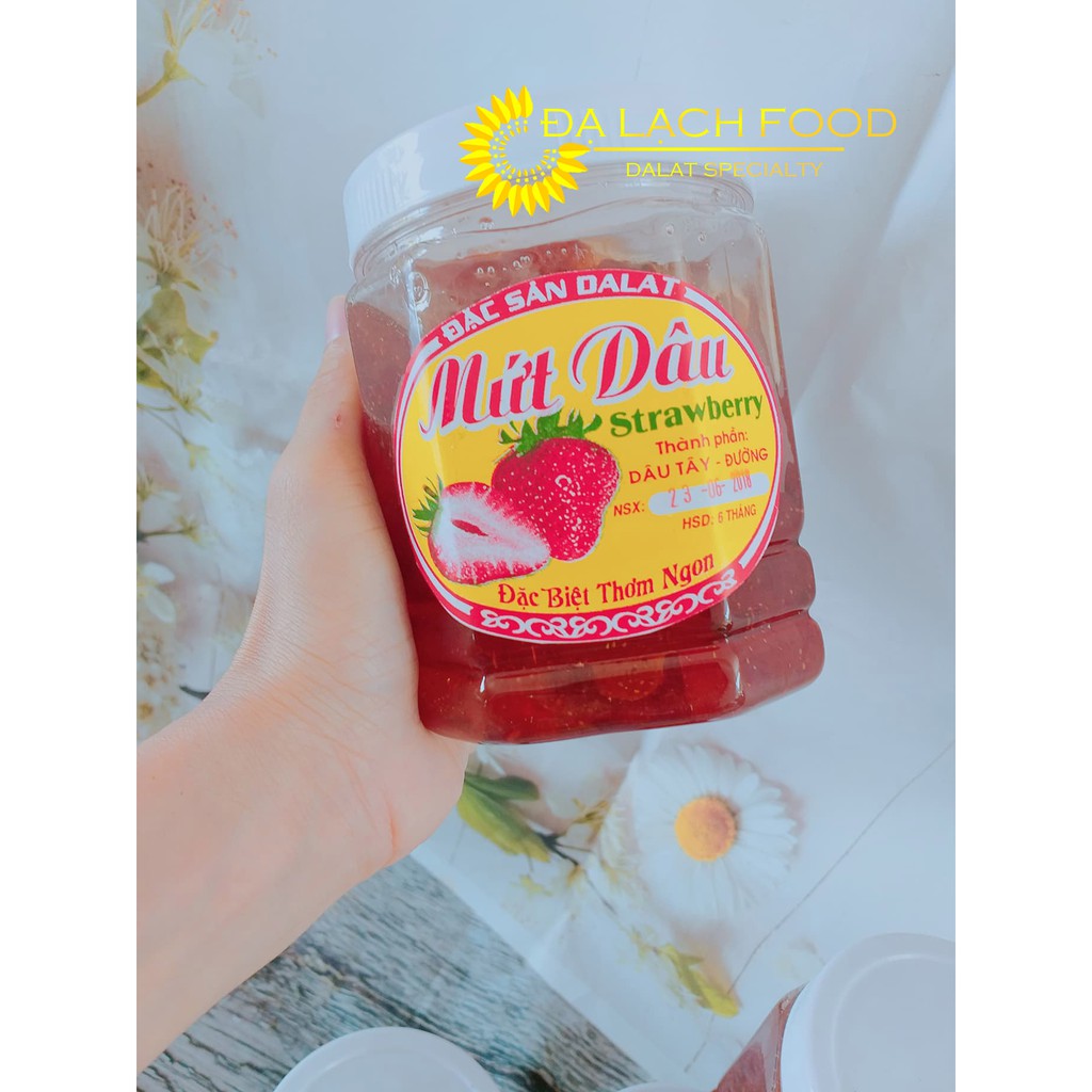 Mứt dâu tây nguyên chất - Đặc sản Đà Lạt/ Đạ Lạch Food