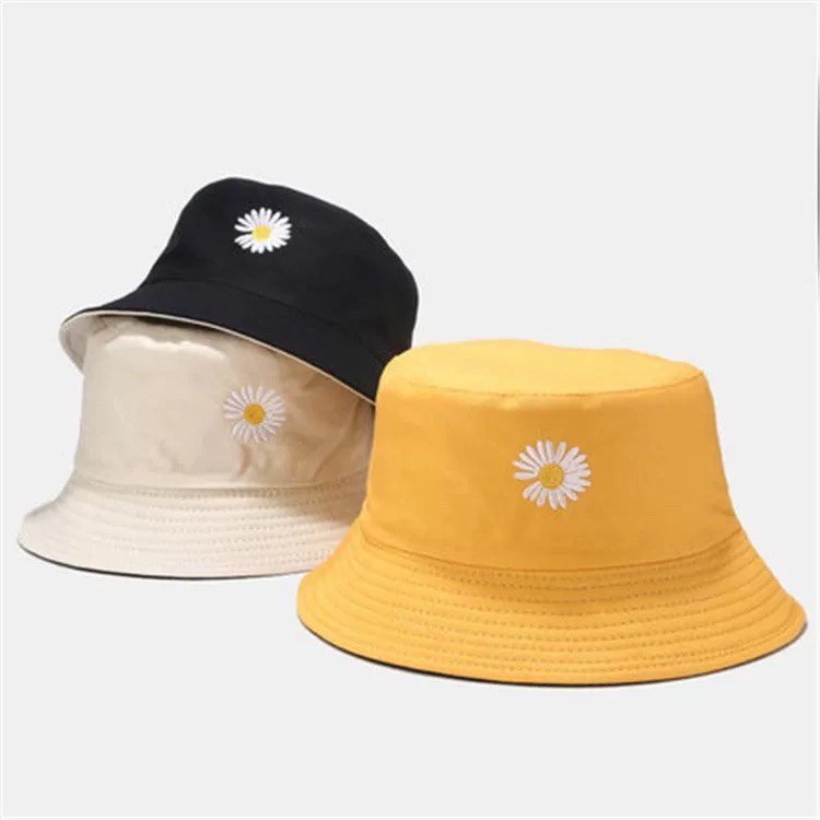 [Sẵn] Mũ bucket 2 mặt hoa cúc