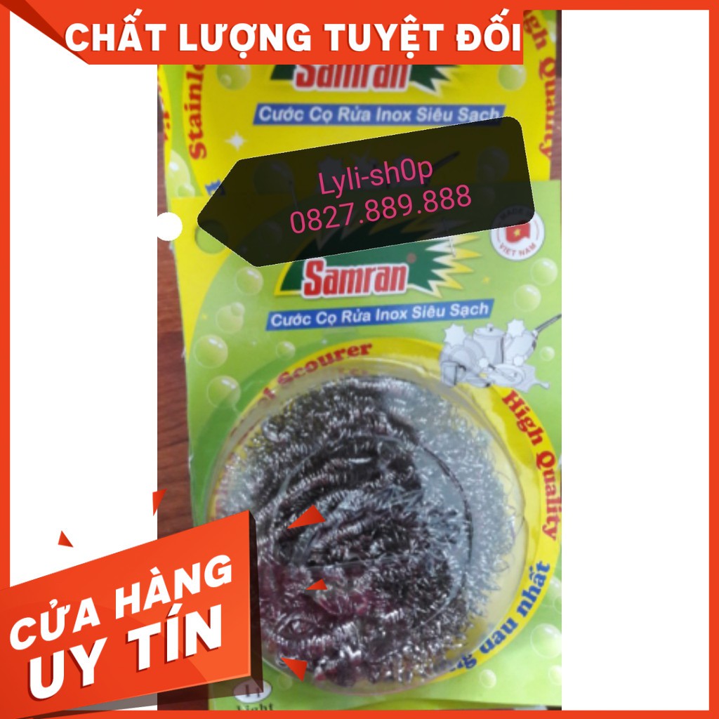 [HOT]CƯỚC RỬA CHÉN INOX - SAM RAN.