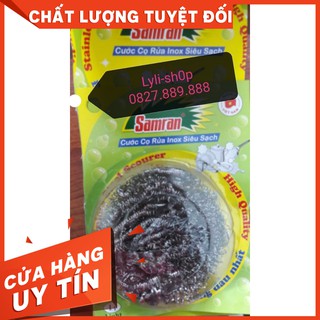 Cước rửa chén inox - sam ran.