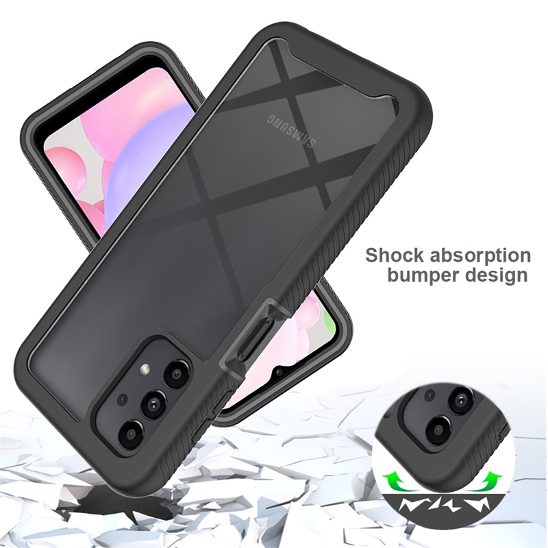 Ốp Điện Thoại Chống Sốc Bảo Vệ 360 Độ 2 Trong 1 Cho Samsung Galaxy A13 A23 A33 A52s A53 A73 A82 4G 5G