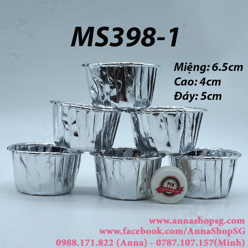 MS398-1 CUP GIẤY CỨNG BẠC 50CÁI