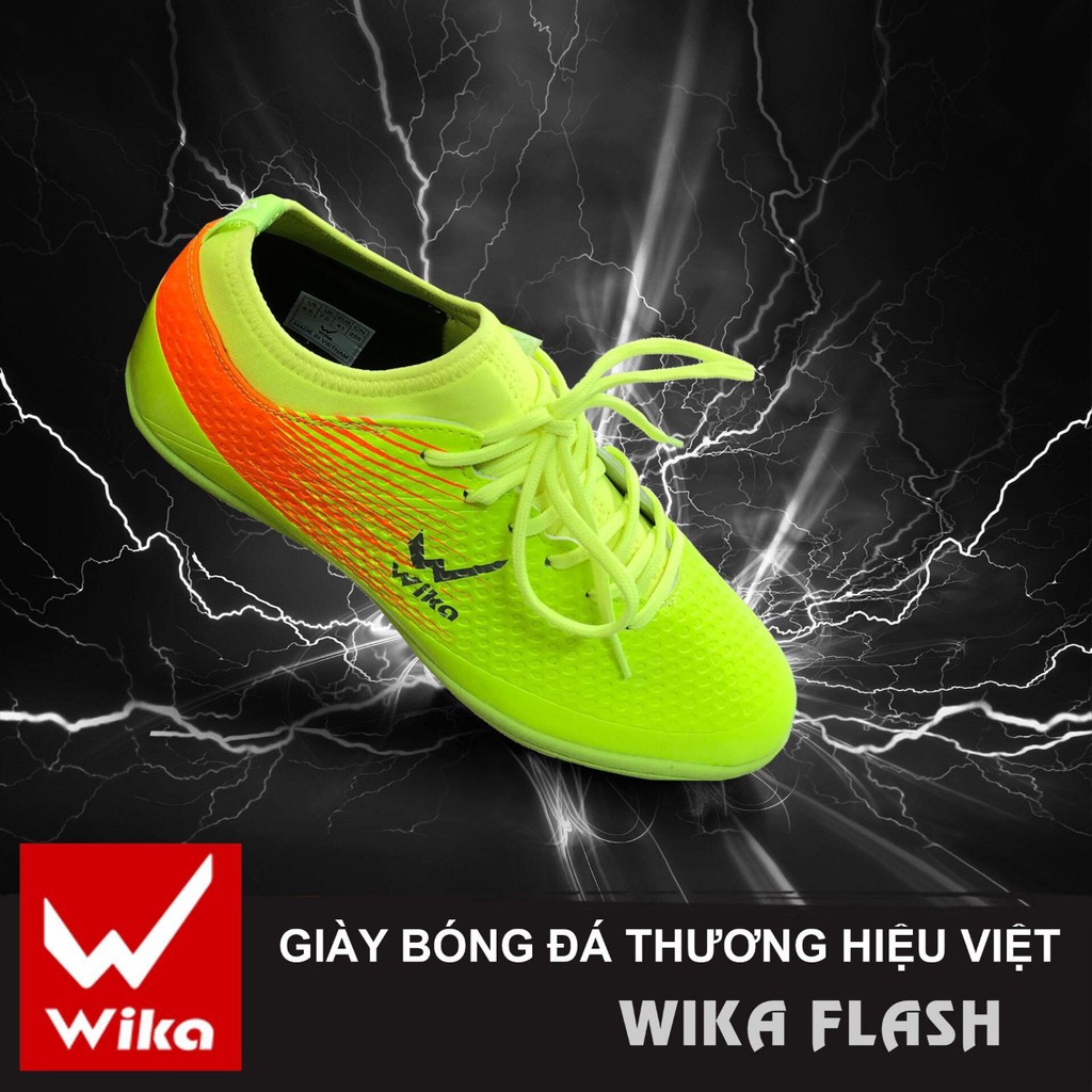 Giày đá bóng Wika Flash cao cấp size từ 33-43 full box