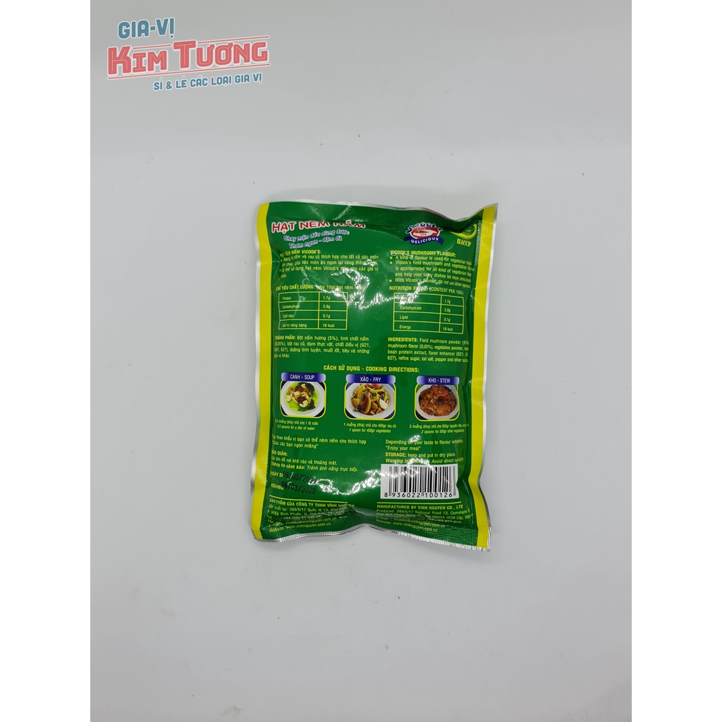 Hạt Nêm Nấm Vicook’s (Ăn chay được) - 250 gr