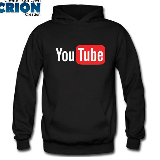 Áo Khoác Hoodie In Logo Youtube 1036