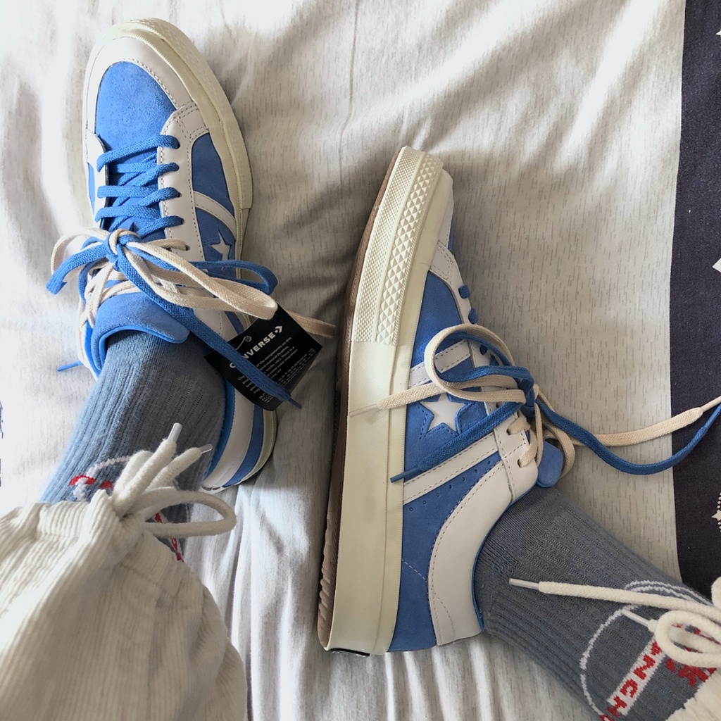 Giày Thể Thao Converse Vải canvas Phối Cao Su Cổ Thấp Thời Trang Cho Nam Và Nữ # 107
