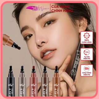 (Bán Buôn Sỉ) Bút Kẻ Lông Mày Phẩy Sợi 4D Chống Nước Lâu Trôi Aiyi Lameila Suake Dành Cho Nữ
