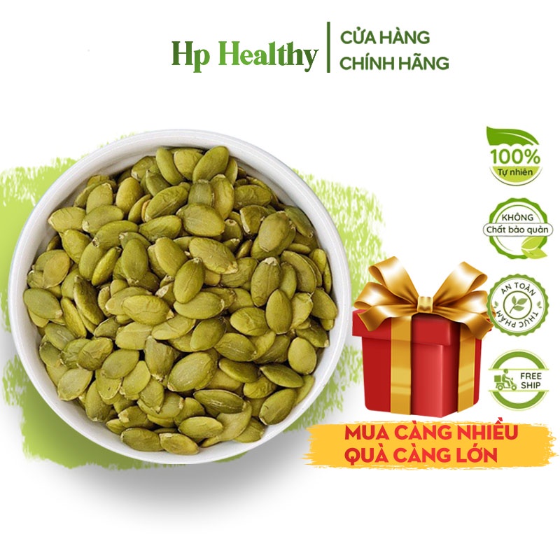 500G Bí Xanh Sống Và Chín Ấn Độ Nhập Khẩu cao cấp Hp healthy Hạt Dinh Dưỡng Organic Hữu Cơ