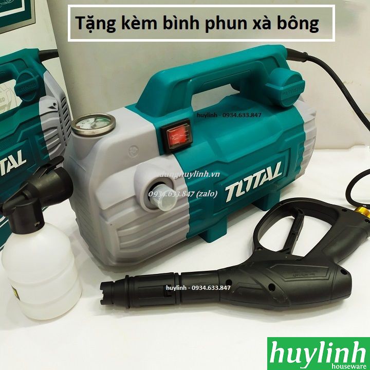 Máy xịt rửa xe Total TGT11236 - 1500W - motor cảm ứng từ