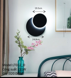 Đèn tường tròn xoay 360 độ