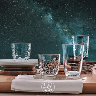 [Made in Italy] Bộ 6 ly thủy tinh GLIT - Bormioli Rocco - 295ml - 395ml