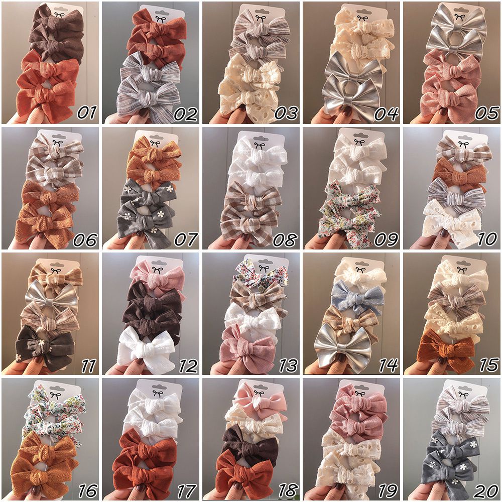 Set 4 kẹp tóc KIDSBOWS dễ thương dành cho bé gái