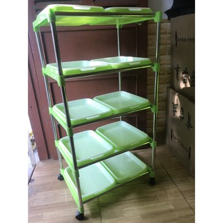 Bộ kit trồng rau mầm thủy canh chuyên dụng 5 tầng + 10 khay