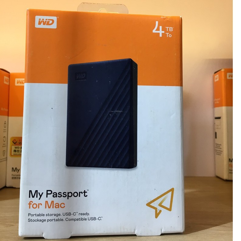 Ổ cứng di động HDD 4TB WD My Passport for Mac USB 3.0