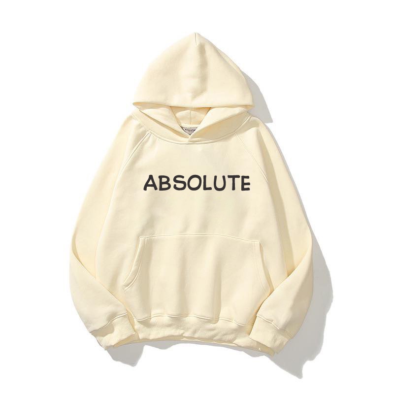 Áo Hoodie nam nữ Basic in chữ Absolute oversize nhiều màu form rộng Unisex