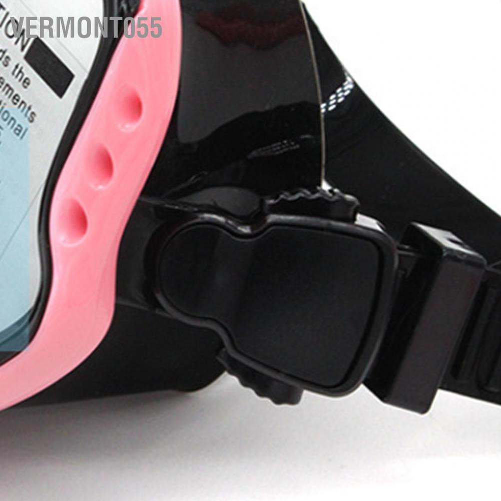 Vermont055 Bộ mặt nạ ống thở có thể điều chỉnh an toàn đàn hồi chống trượt dành cho nam và nữ