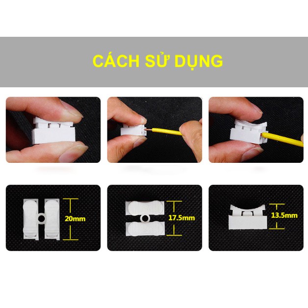 20 Đầu nối dây điện CH-2 chống cháy 10A - LK0187