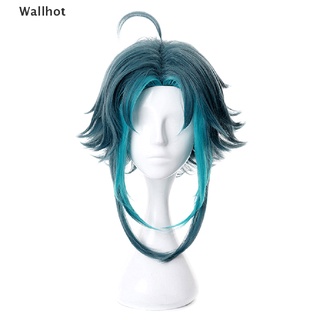 Tóc Giả Dài 40cm Màu Xanh Lá Cây Nhân Vật Trong Genshin Tác Động Mạnh