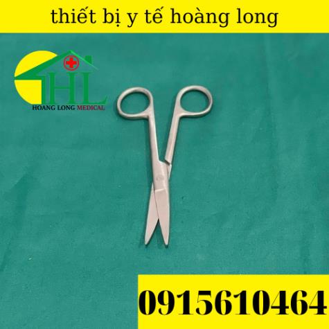 Kéo Y Tế Cong Nhọn 2 Đầu 14cm - Kéo Cắt Chỉ  Pakistan