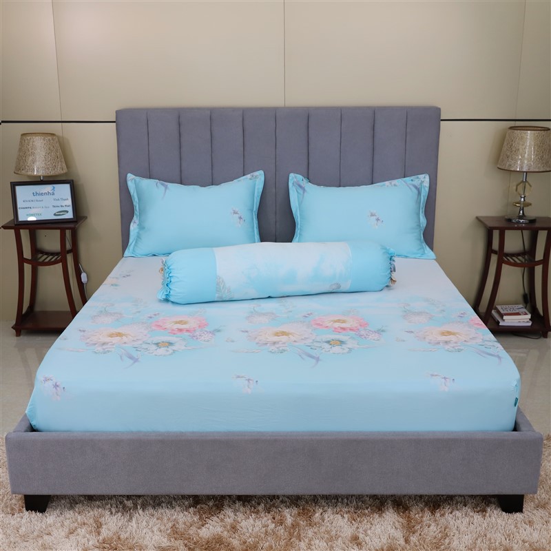 Bộ Drap gối Hometex Tencel